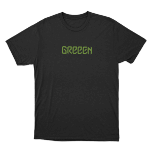 Greeen Logo Unisex T Shirt Black