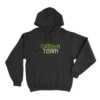 Greeen Team Logo Unisex Hoodie Black