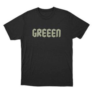 Greeen Unisex T Shirt Black