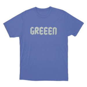Greeen Unisex T Shirt Blue