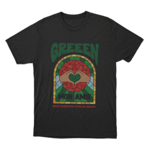 Mosaik Window Unisex T Shirt Black