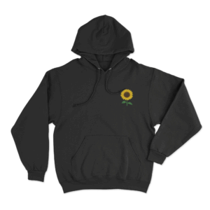 Sonnenblume Unisex Hoodie Black