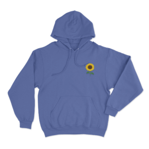 Sonnenblume Unisex Hoodie Blue