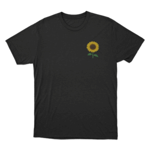 Sonnenblume Unisex T Shirt Black